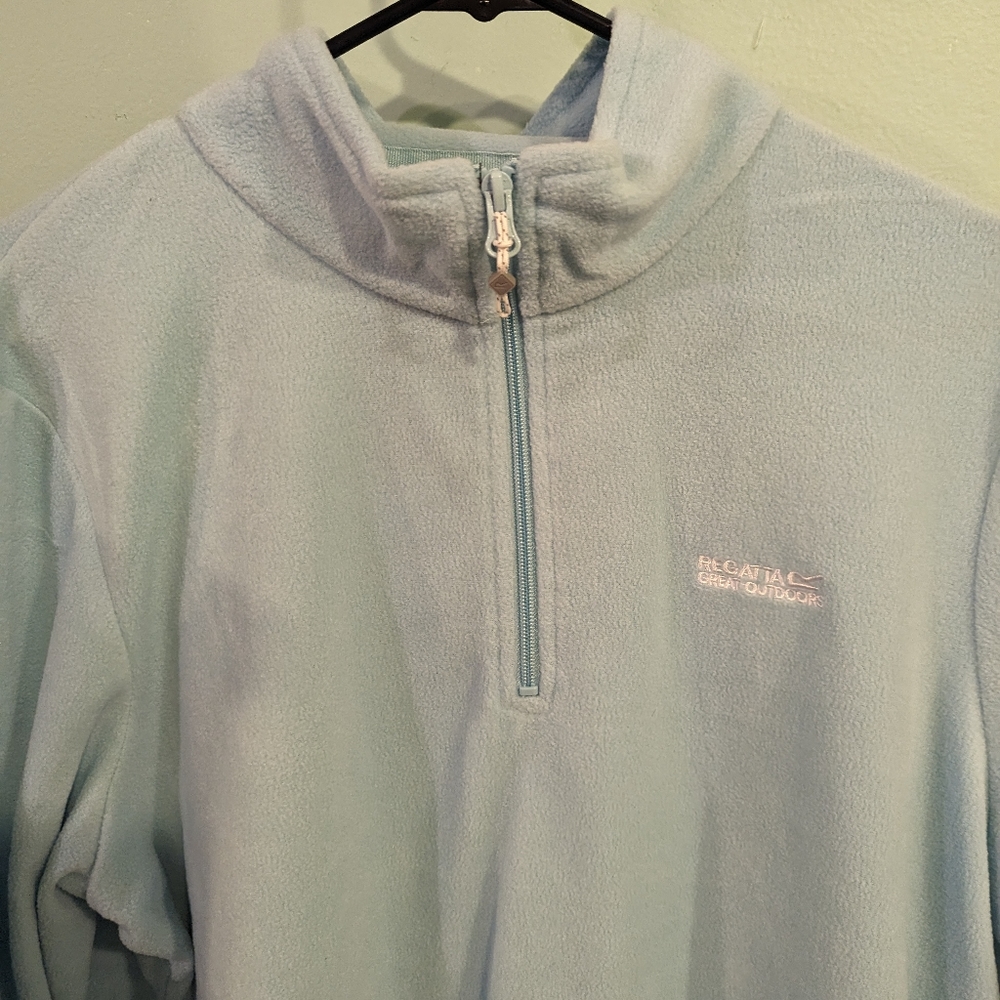 🔥NWT🔥: Regatta Baby Blue Size 14 zip up pullover - Picture 4 of 4